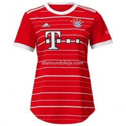 Camisola Bayern de Munique Mulher Equipamento Primeiro 2022-2023 Manga Corta